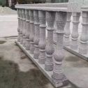 梅州 芝麻白圆形光面花瓶柱，栏杆