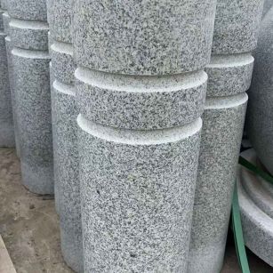 梅州 芝麻白花岗岩挡车柱、隔离柱多少钱