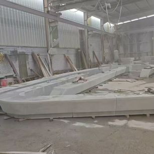 梅州 花岗岩整石坐凳拼装