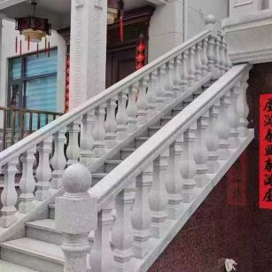 梅州 天然石材 阳台庭院护栏、栏杆
