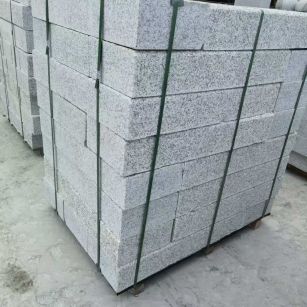 梅州 芙蓉白火烧两面路沿石