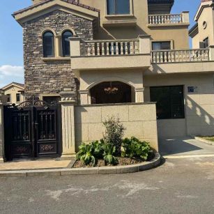 梅州黄金麻别墅外墙安装效果