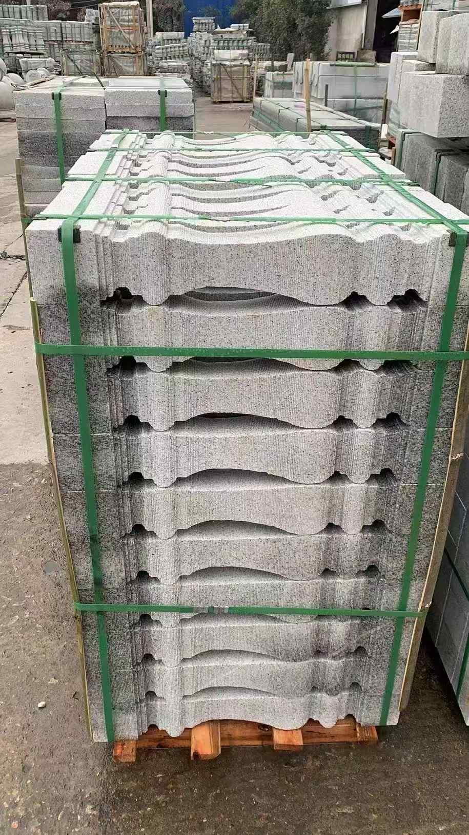 梅州 芝麻白方形拉丝面，栏杆花瓶柱