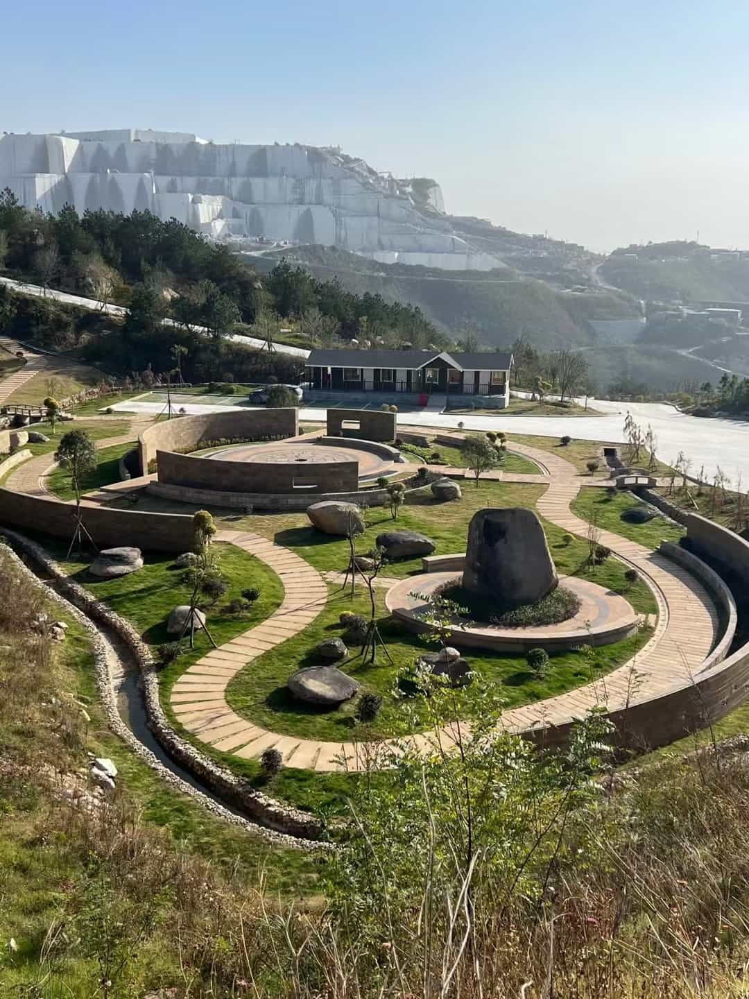 梅州仿古石铺装整体效果