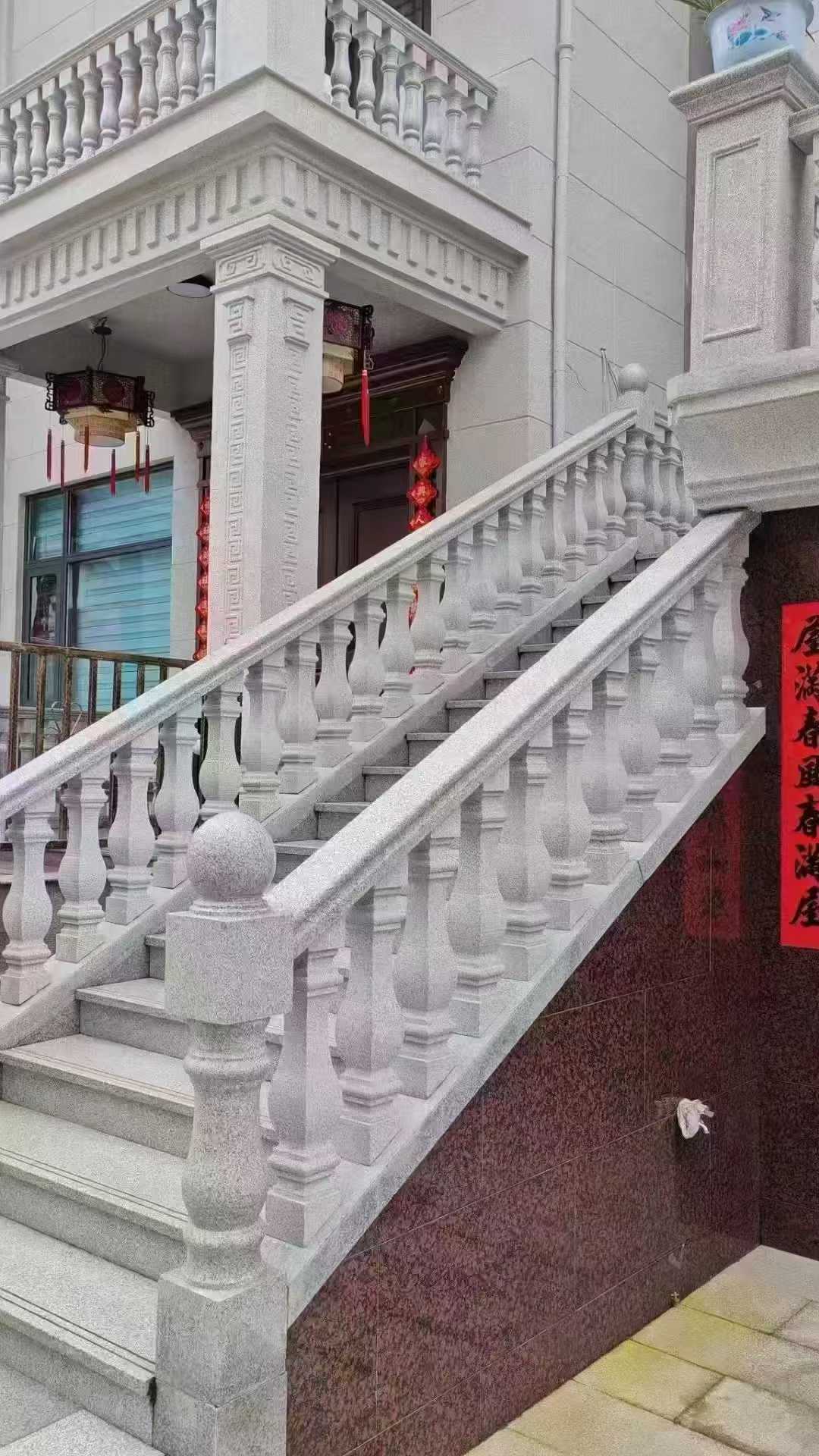 梅州 天然石材 阳台庭院护栏、栏杆