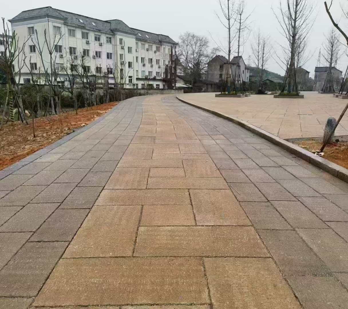 梅州仿古石铺装效果