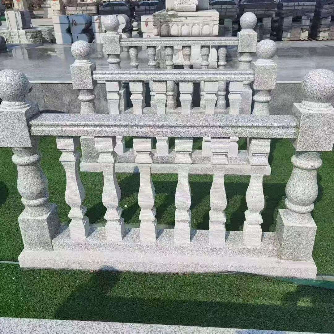 梅州 别墅石材栏杆特写