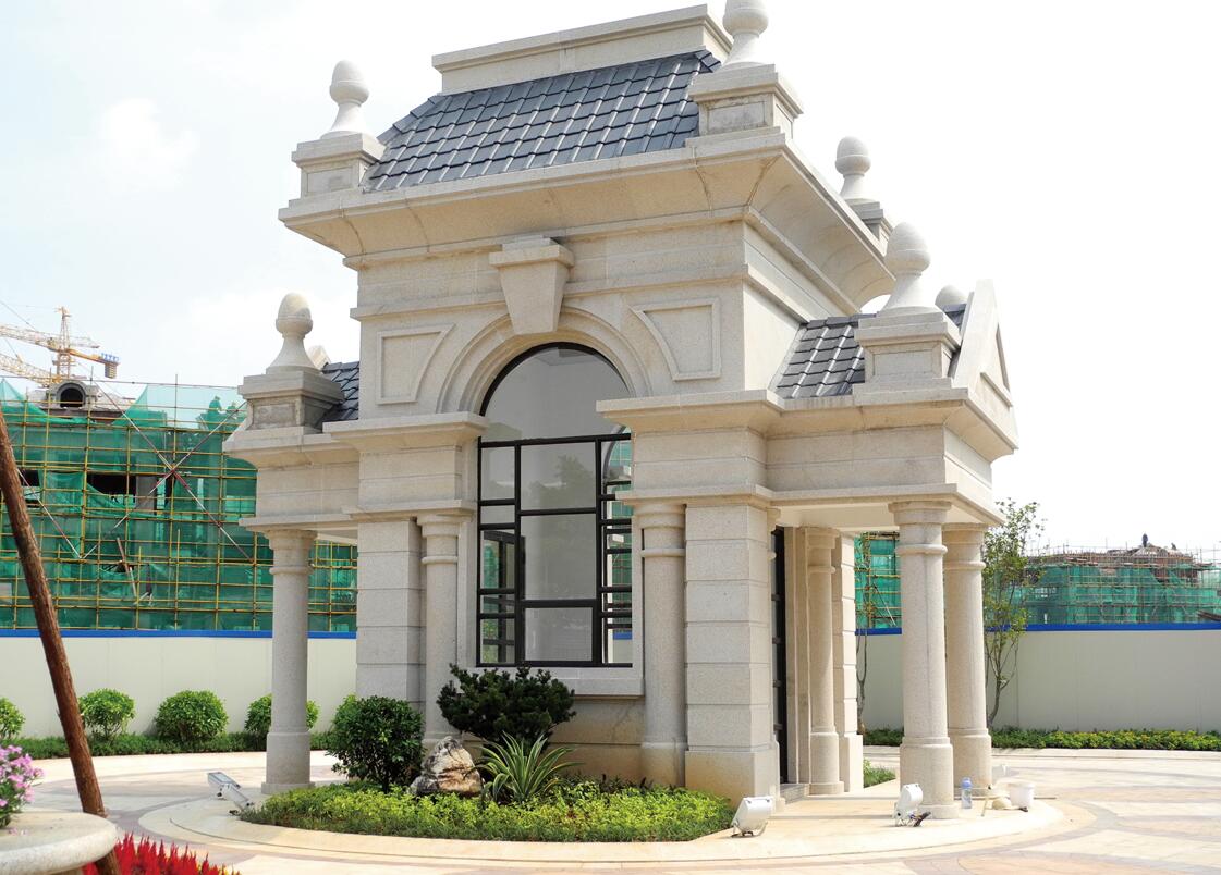 梅州花岗岩在建筑外墙的应用