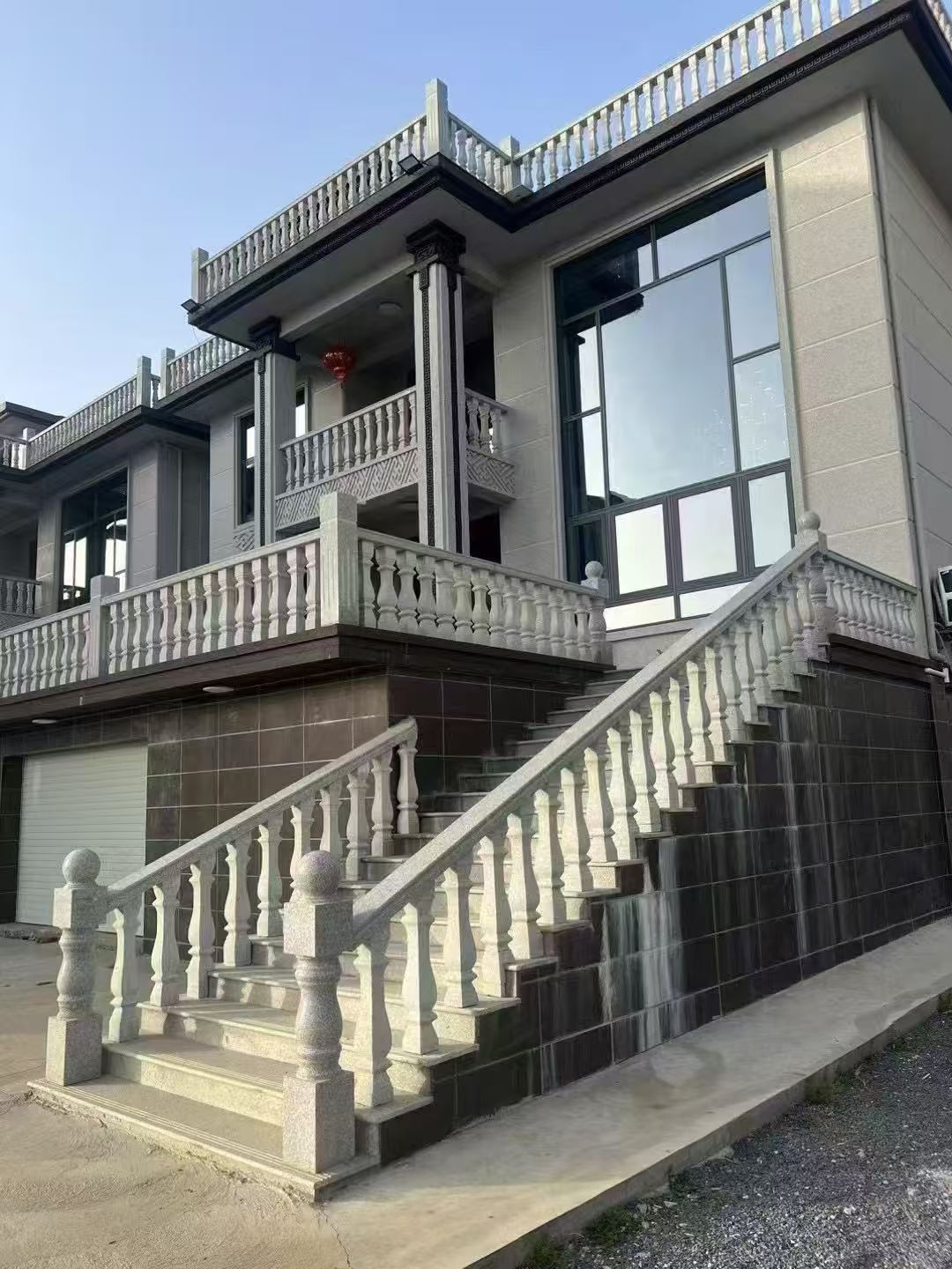 梅州 芝麻白别墅阳台栏杆，楼梯栏杆