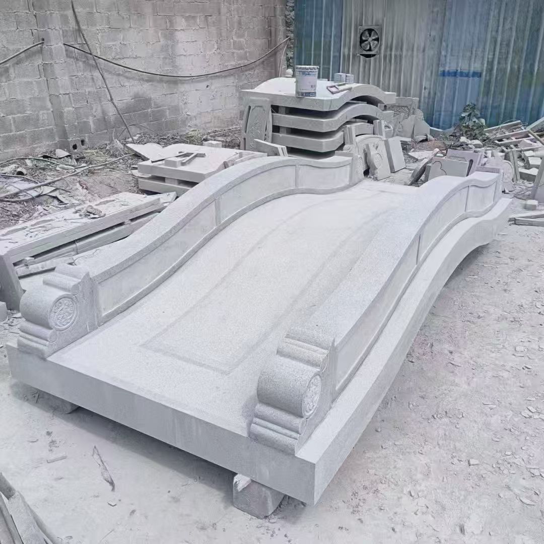 梅州 芝麻灰花岗岩园林景观 小石桥